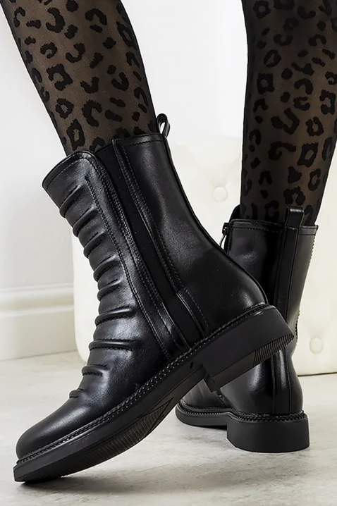 Botine damă TELVORTA, Culoare: negru, IVET.RO - Reduceri de până la -80%