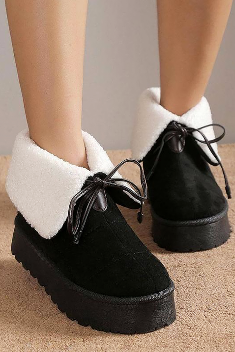 Botine damă ABESINA, Culoare: negru, IVET.RO - Reduceri de până la -80%