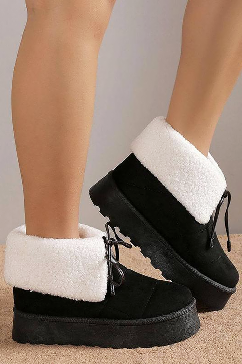 Botine damă ABESINA, Culoare: negru, IVET.RO - Reduceri de până la -80%