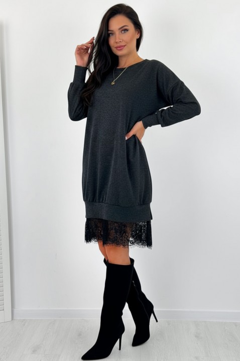 Rochie MONSOVA - Rochii scurte | Ivet.RO Rochie MONSOVA, Culoare: grafit, IVET.RO - Reduceri de până la -80%