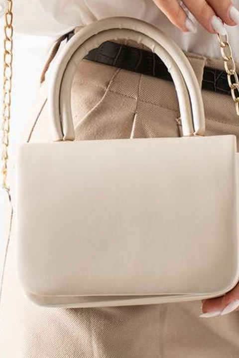 Geantă damă MELVIRZA ECRU, Culoare: ecru, IVET.RO - Reduceri de până la -80%