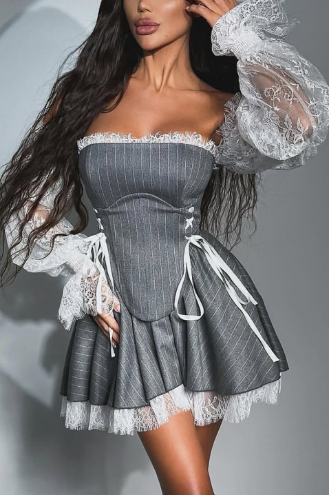 Rochie VIRZOLA, Culoare: gri, IVET.RO - Reduceri de până la -80%