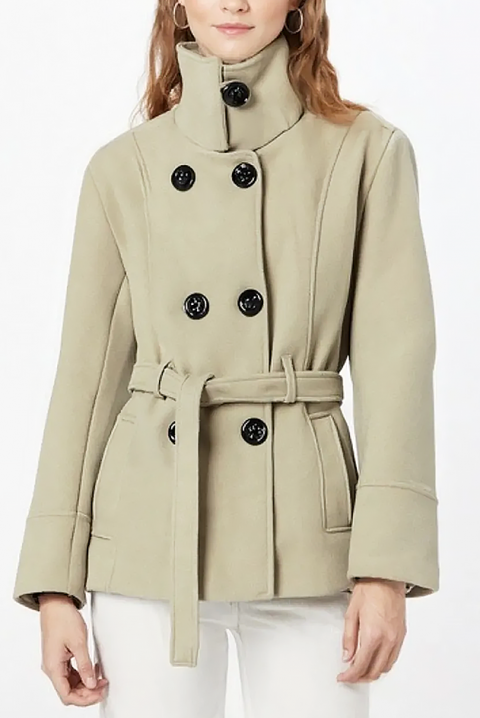 Palton BLENZINA ECRU, Culoare: ecru, IVET.RO - Reduceri de până la -80%