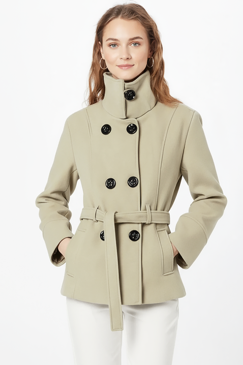 Palton BLENZINA ECRU, Culoare: ecru, IVET.RO - Reduceri de până la -80%