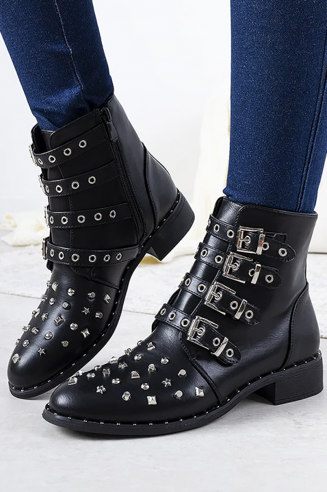 Botine damă BERINSA, Culoare: negru, IVET.RO - Reduceri de până la -80%