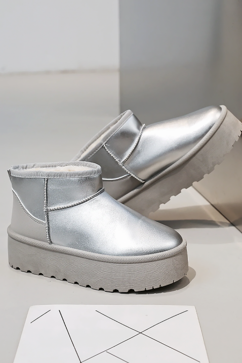 Botine damă VELZONTA SILVER, Culoare: argintiu, IVET.RO - Reduceri de până la -80%