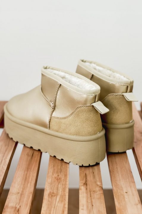 Botine damă VELZONTA GOLD, Culoare: auriu, IVET.RO - Reduceri de până la -80%