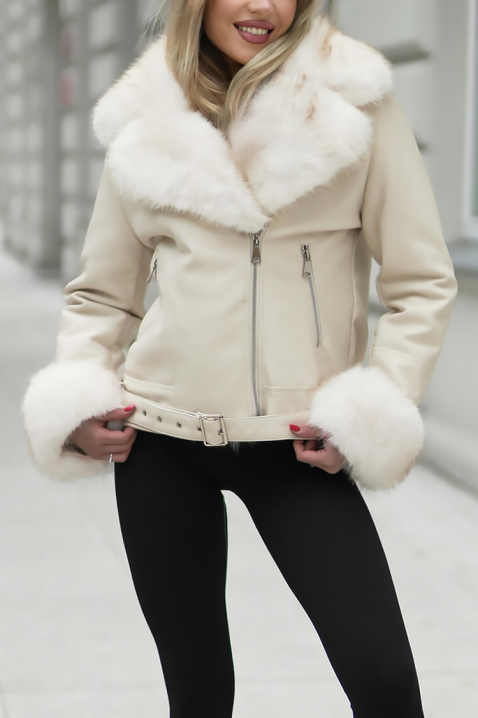 Geacă DAROLSA ECRU, Culoare: ecru, IVET.RO - Reduceri de până la -80%