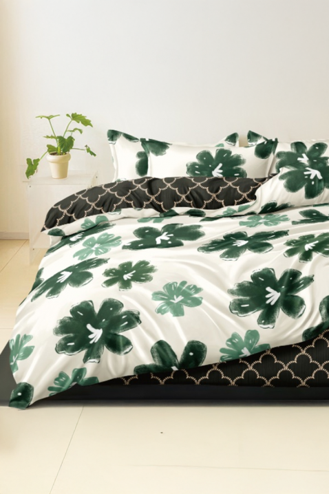 Lenjerie de pat MIOXELY 200x220 cm bumbac 4 piese, Culoare: multicolor, IVET.RO - Reduceri de până la -80%