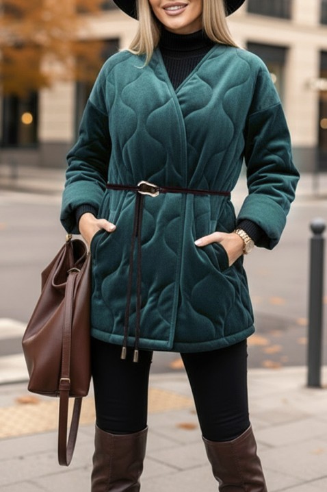 Palton FESOLGA PETROL, Culoare: petrol, IVET.RO - Reduceri de până la -80%