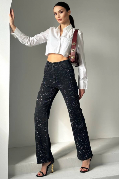 Blugi SEFIRENA BLACK, Culoare: negru, IVET.RO - Reduceri de până la -80%