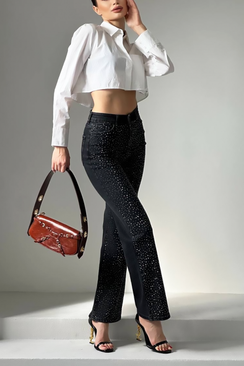 Blugi SEFIRENA BLACK, Culoare: negru, IVET.RO - Reduceri de până la -80%