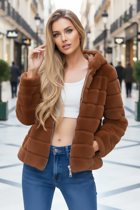 Geacă VELZONA CAMEL, Culoare: maro deschis    , IVET.RO - Reduceri de până la -80%