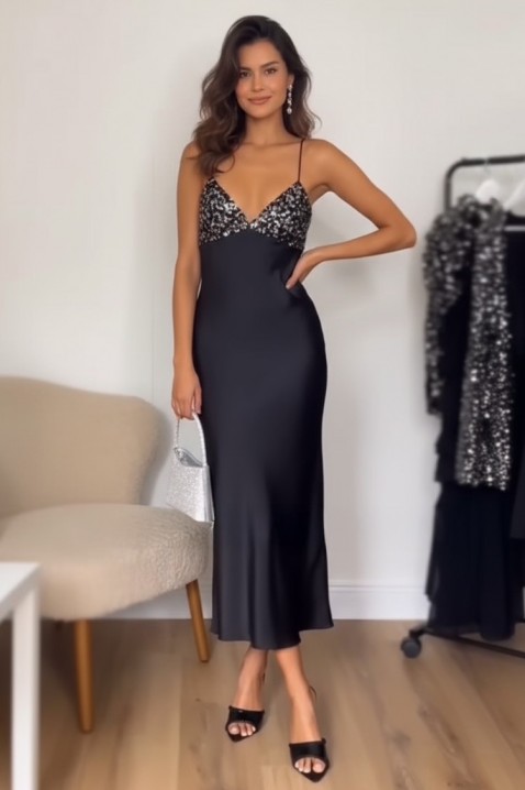 Rochie ZLANERDA, Culoare: negru, IVET.RO - Reduceri de până la -80%
