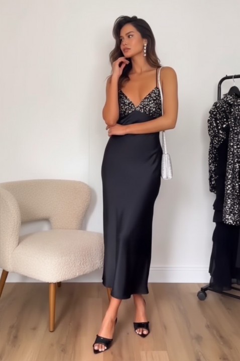 Rochie ZLANERDA, Culoare: negru, IVET.RO - Reduceri de până la -80%