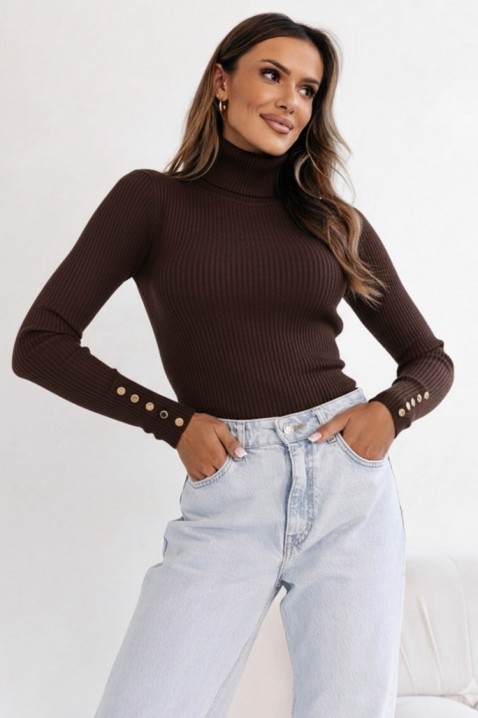 Bluză damă PEROLTA BROWN, Culoare: maro, IVET.RO - Reduceri de până la -80%