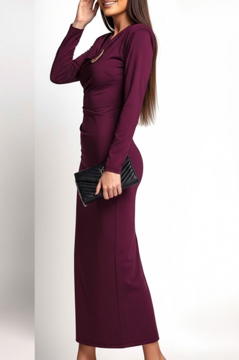 Rochie AMORGA BORDO, Culoare: bordo, IVET.RO - Reduceri de până la -80%