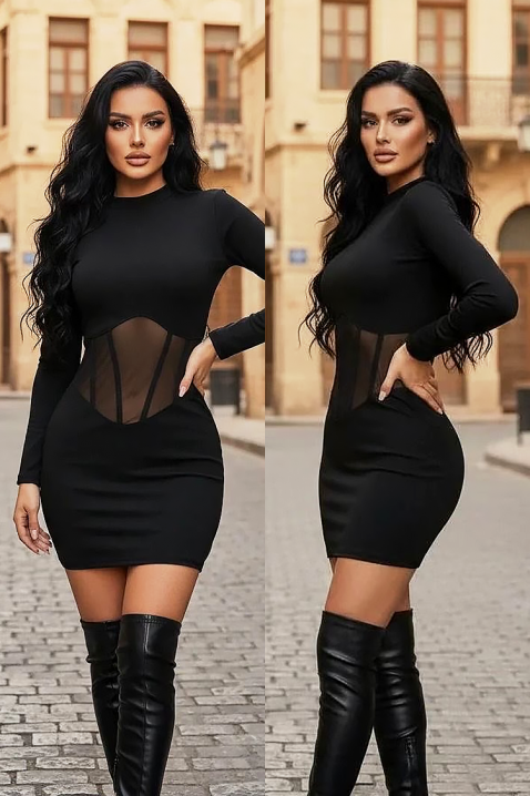 Rochie DANZANIYA, Culoare: negru, IVET.RO - Reduceri de până la -80%