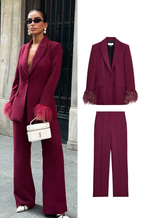 Set BROVELDA, Culoare: bordo, IVET.RO - Reduceri de până la -80%