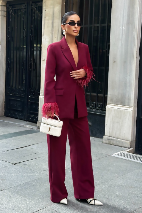 Set BROVELDA, Culoare: bordo, IVET.RO - Reduceri de până la -80%