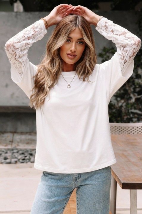 Bluză damă CALIOPA WHITE, Culoare: alb, IVET.RO - Reduceri de până la -80%