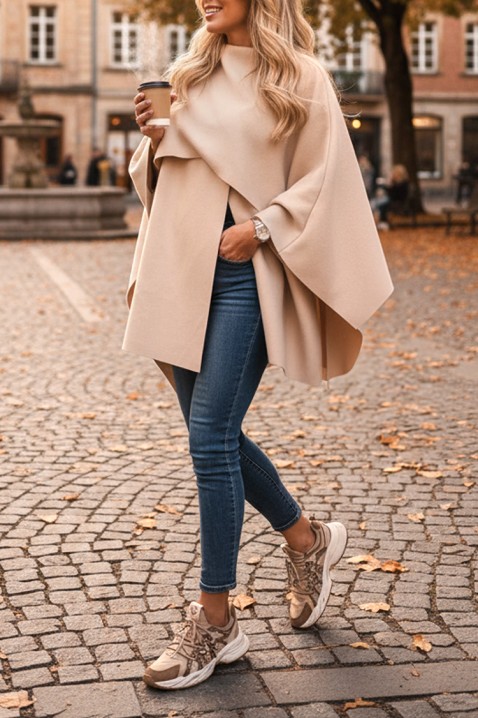 Palton POKRINZA ECRU, Culoare: ecru, IVET.RO - Reduceri de până la -80%