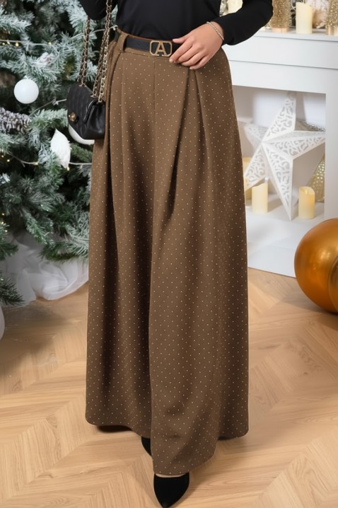 Pantaloni VALEANA BROWN, Culoare: maro, IVET.RO - Reduceri de până la -80%