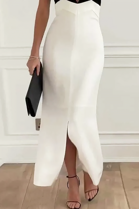 Rochie VIZALDA, Culoare: negru și alb, IVET.RO - Reduceri de până la -80%