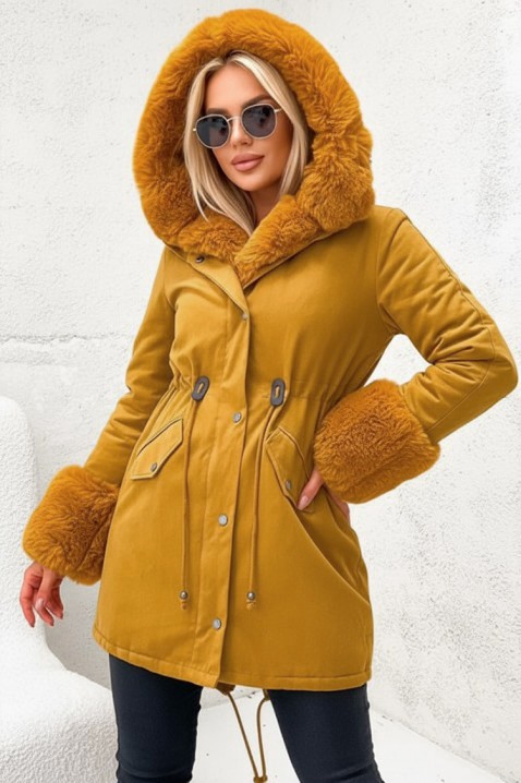 Geacă MEROLFA YELLOW, Culoare: galben, IVET.RO - Reduceri de până la -80%