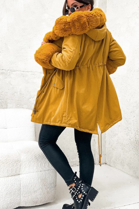 Geacă MEROLFA YELLOW, Culoare: galben, IVET.RO - Reduceri de până la -80%