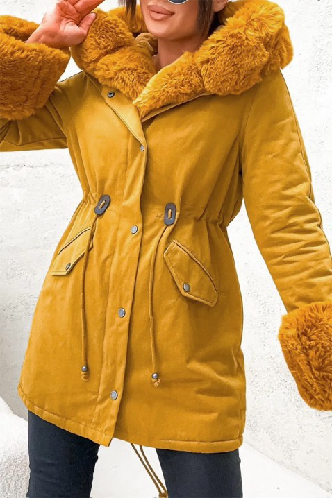 Geacă MEROLFA YELLOW, Culoare: galben, IVET.RO - Reduceri de până la -80%