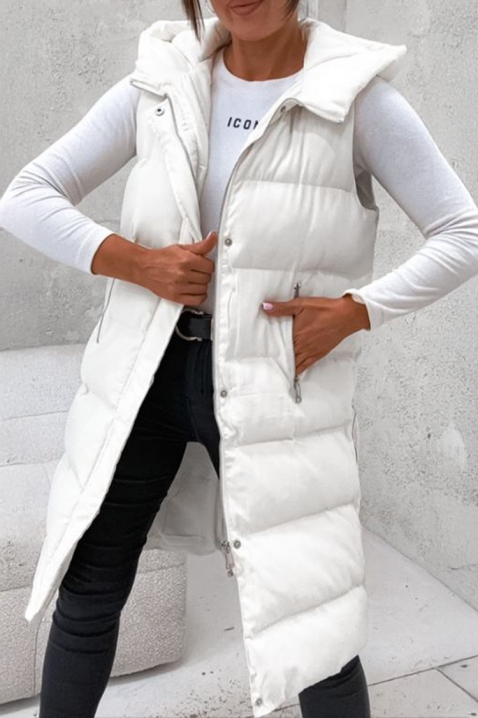 Vestă GRENORZA WHITE, Culoare: alb, IVET.RO - Reduceri de până la -80%