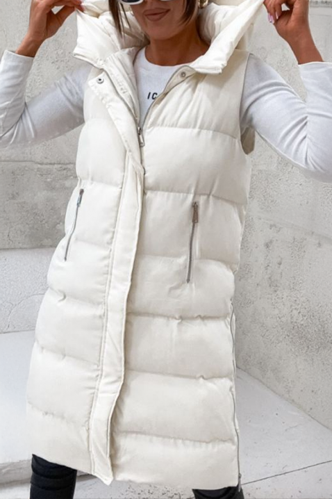 Vestă GRENORZA WHITE, Culoare: alb, IVET.RO - Reduceri de până la -80%