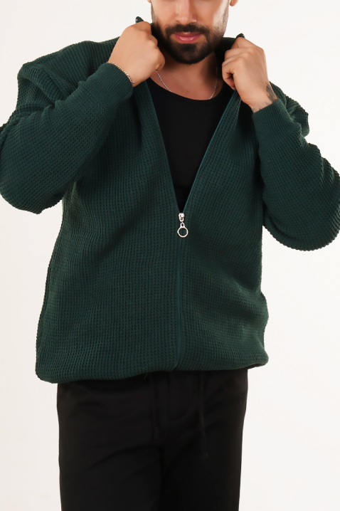 Cardigan bărbați PARELMO PETROL, Culoare: petrol, IVET.RO - Reduceri de până la -80%