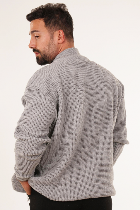 Cardigan bărbați PARELMO GREY, Culoare: gri, IVET.RO - Reduceri de până la -80%