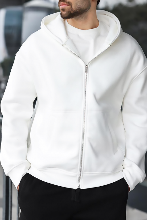 Hanorac bărbați VERGERO WHITE, Culoare: alb, IVET.RO - Reduceri de până la -80%