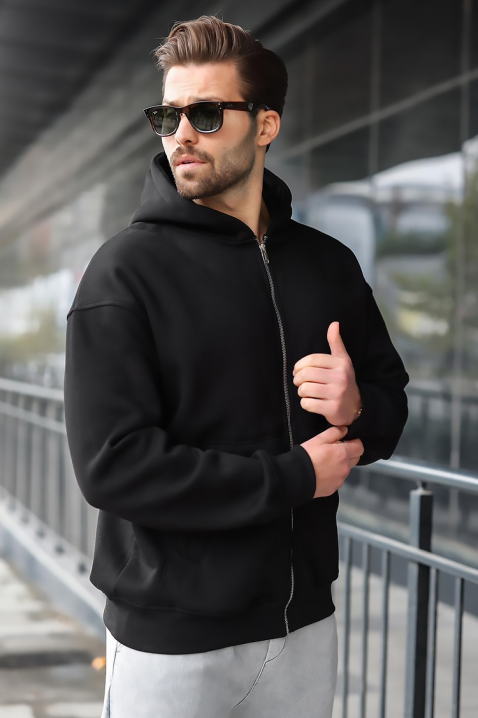 Hanorac bărbați VERGERO BLACK, Culoare: negru, IVET.RO - Reduceri de până la -80%