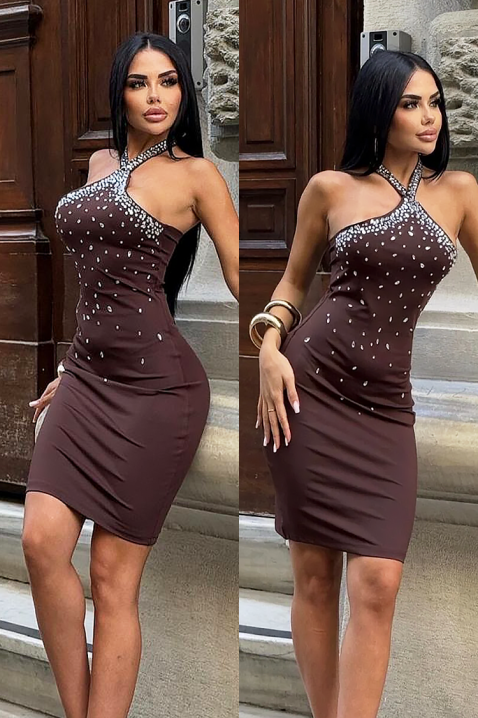 Rochie LENDOLZA BROWN, Culoare: maro, IVET.RO - Reduceri de până la -80%