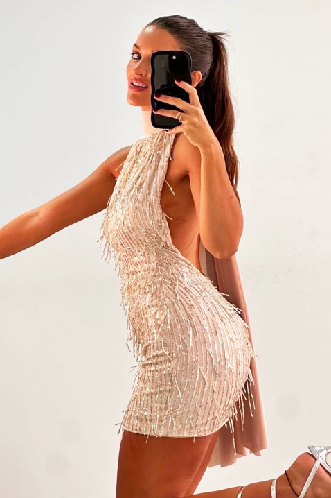 Rochie LEFILDA, Culoare: bej, IVET.RO - Reduceri de până la -80%