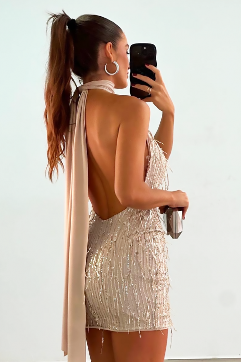 Rochie LEFILDA, Culoare: bej, IVET.RO - Reduceri de până la -80%