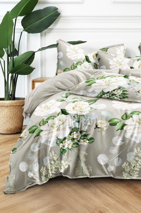 Lenjerie de pat GLOMERSY 200x220 cm bumbac 4 piese, Culoare: multicolor, IVET.RO - Reduceri de până la -80%