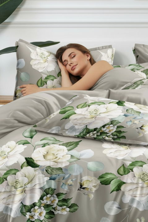 Lenjerie de pat GLOMERSY 200x220 cm bumbac 4 piese, Culoare: multicolor, IVET.RO - Reduceri de până la -80%