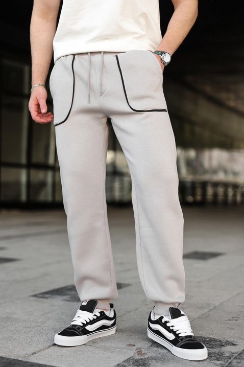 Pantaloni bărbați FONTOR LIGHT GREY, Culoare: gri deschis  , IVET.RO - Reduceri de până la -80%