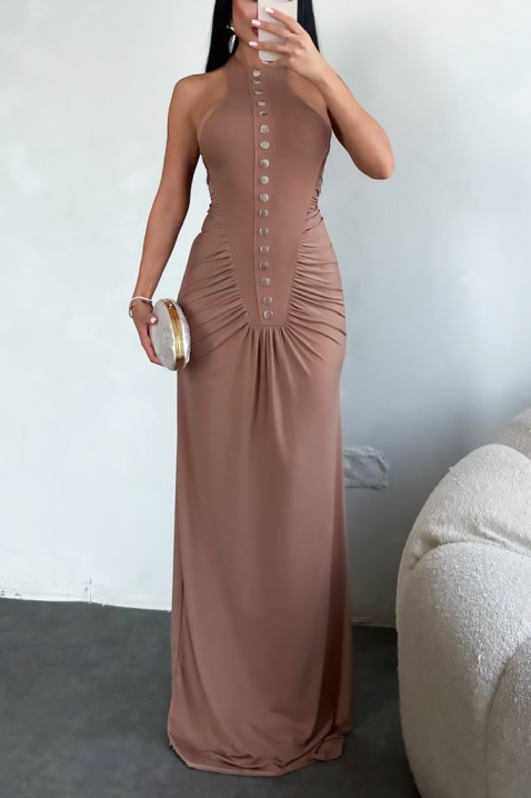 Rochie NABRILZA PUDRA, Culoare: pudră, IVET.RO - Reduceri de până la -80%