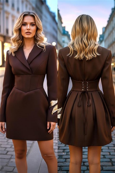 Rochie BLANDENZA BROWN, Culoare: maro, IVET.RO - Reduceri de până la -80%