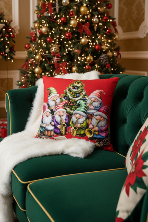 Față de pernă BLOSEDY 40х40 cm, Culoare: roșu, IVET.RO - Reduceri de până la -80%