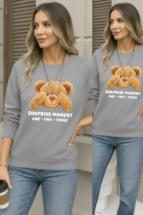 Bluză damă BRADELZA GREY, Culoare: gri, IVET.RO - Reduceri de până la -80%