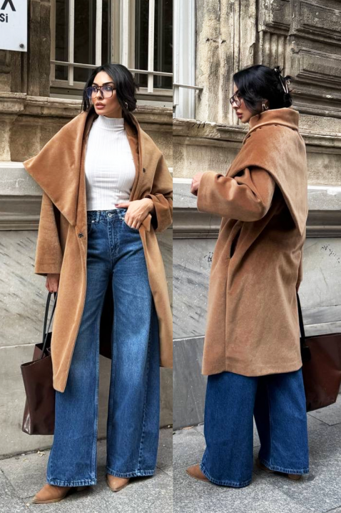 Palton ALSIENA CAMEL, Culoare: maro deschis    , IVET.RO - Reduceri de până la -80%