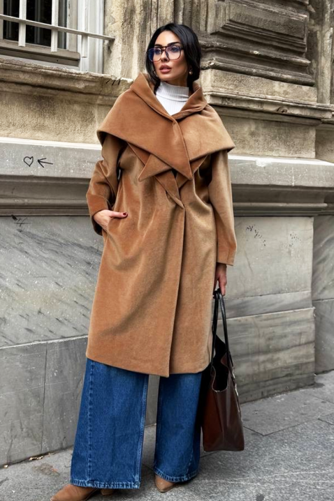 Palton ALSIENA CAMEL, Culoare: maro deschis    , IVET.RO - Reduceri de până la -80%