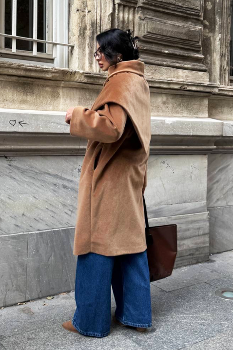 Palton ALSIENA CAMEL, Culoare: maro deschis    , IVET.RO - Reduceri de până la -80%